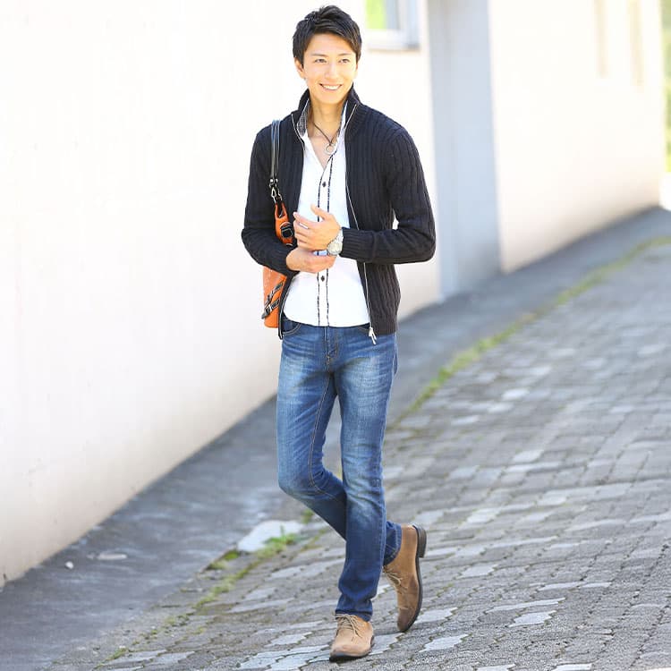 スマートに見せるイケオジコーデ例