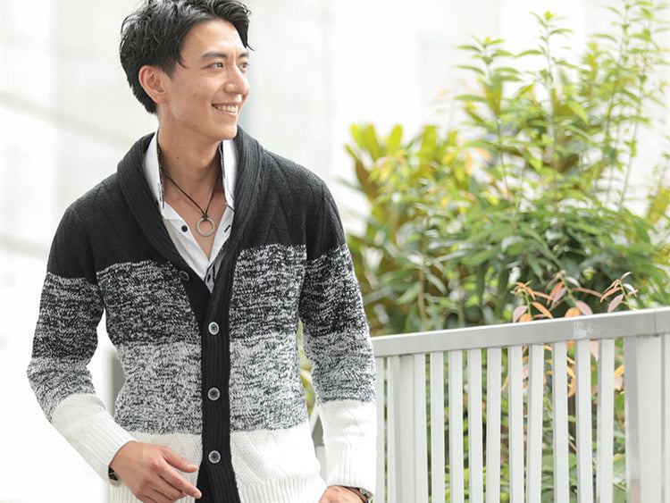 冬 カーディガン