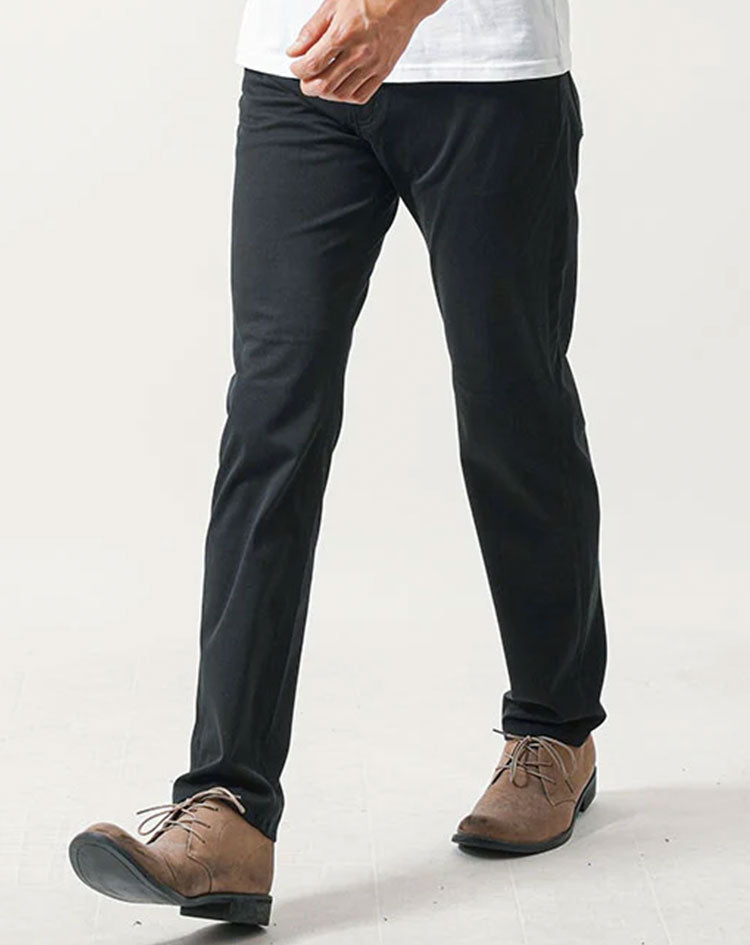 接触冷感スーパーストレッチテーパードチノパンツ