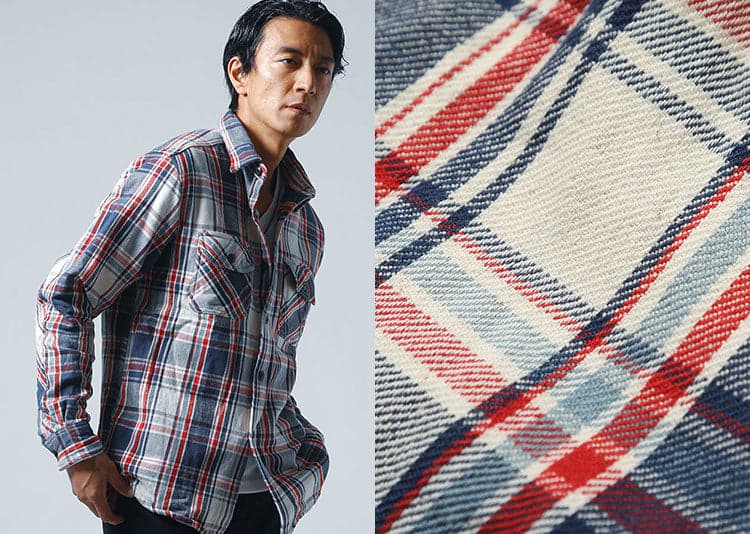 ハウスチェック柄シャツの画像