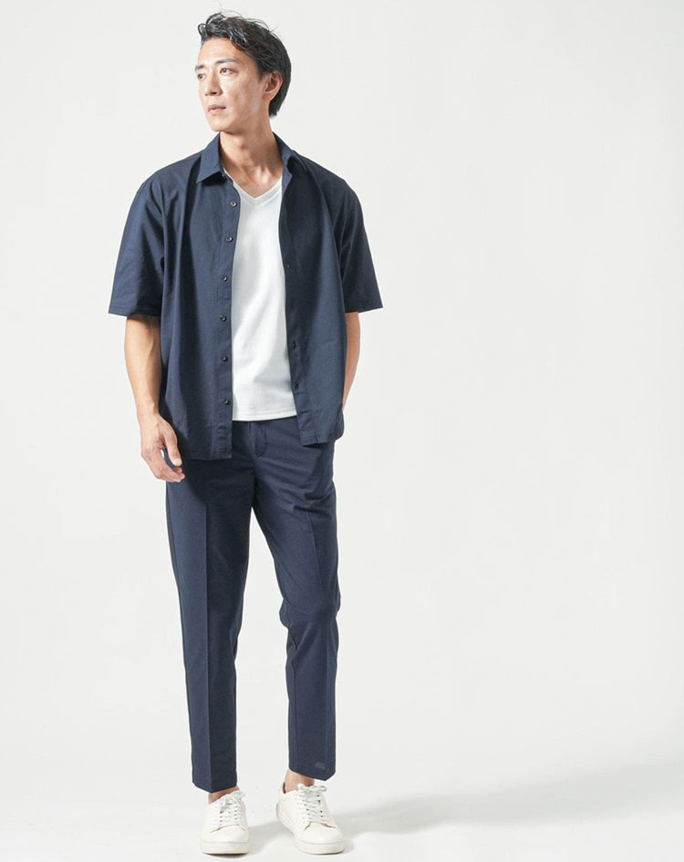 涼しいカジュアル夏セットアップコーデ