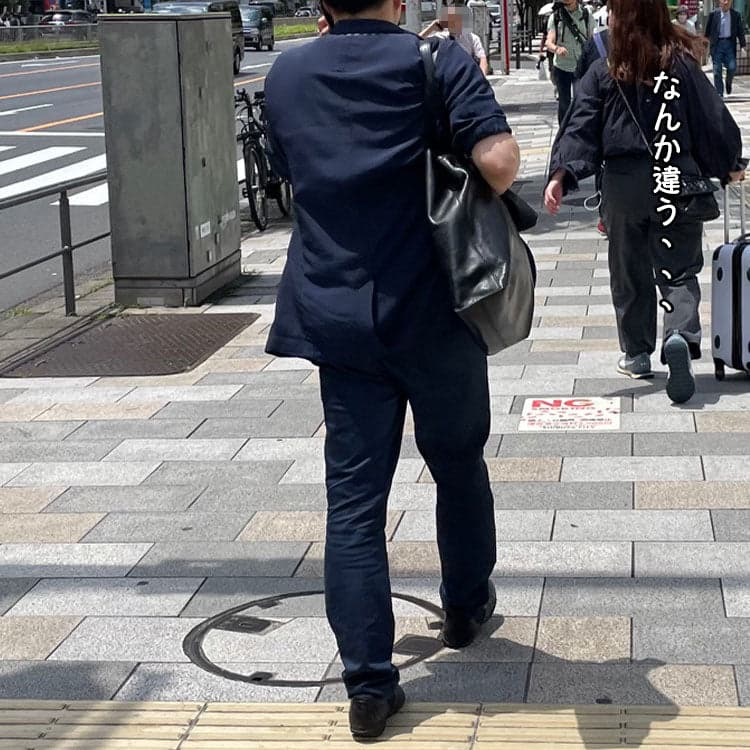 あまりかっこよくない夏のセットアップのコーデ例