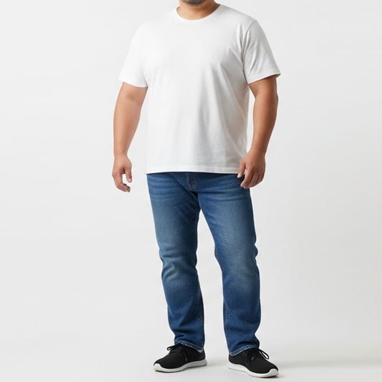 ガッチリ体型の男性