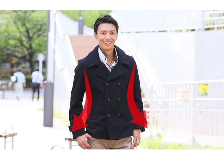 Pコートをオシャレに着こなすポイント