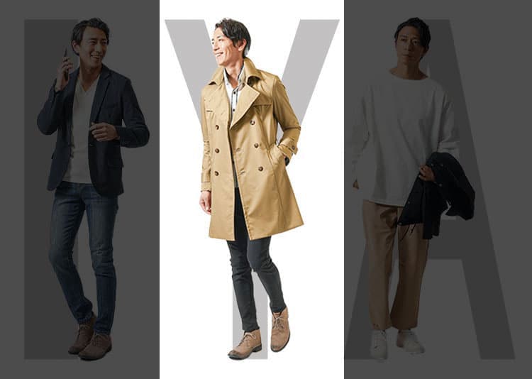 足が細い40代男性にもおすすめの黒スキニーコーデ