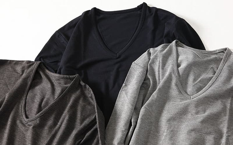 ソフトサーモ素材で防寒対策