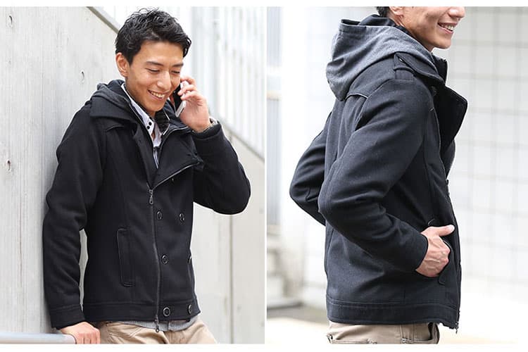 コート　パーカー　重ね着アイテム