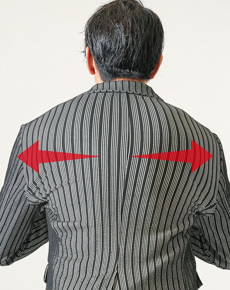 動きやすいストレッチジャケット