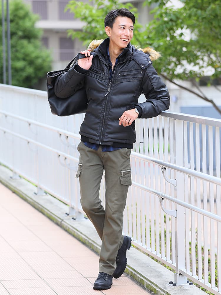 冬 靴 レザージャケット