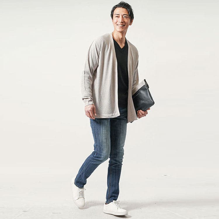 40代メンズにおすすめのロンtコーデの例