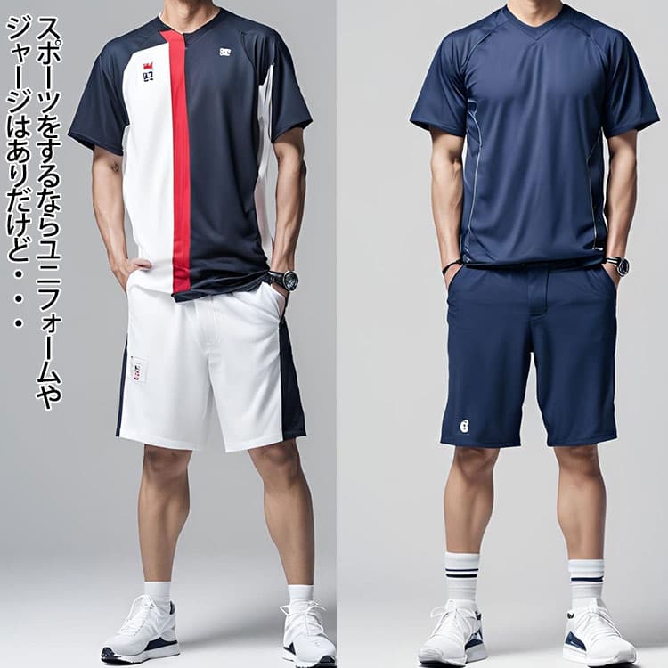 スポーツをするならユニフォームやジャージはありだけど・・・