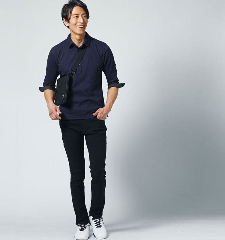 30代メンズにおすすめのおしゃれで小さめなバッグに合わせるコーデ例