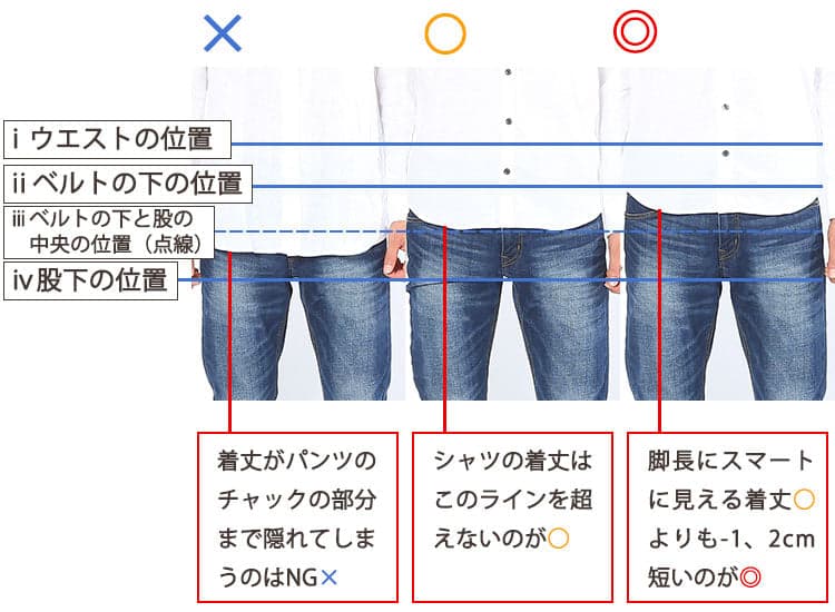 メンズシャツで目指すべきサイズ感のポイント