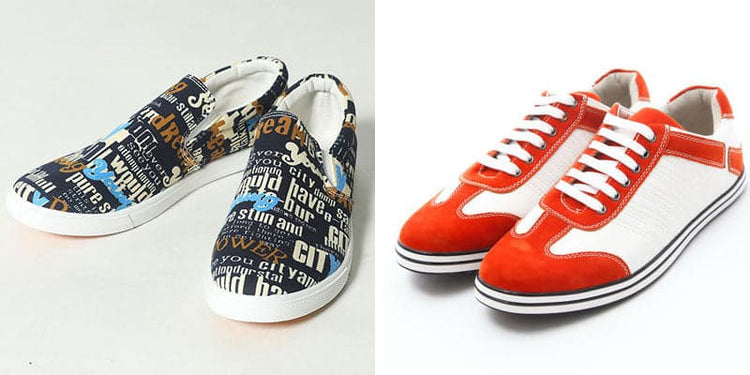 子供っぽく見えてしまう主張の激しいスニーカー例