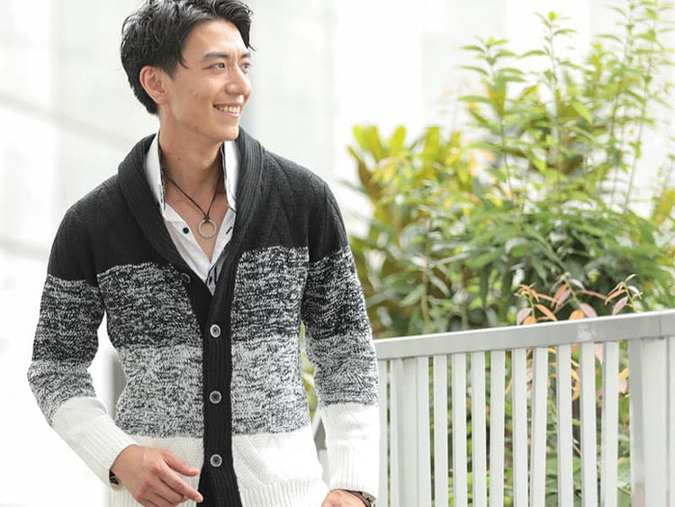 冬 カーディガン