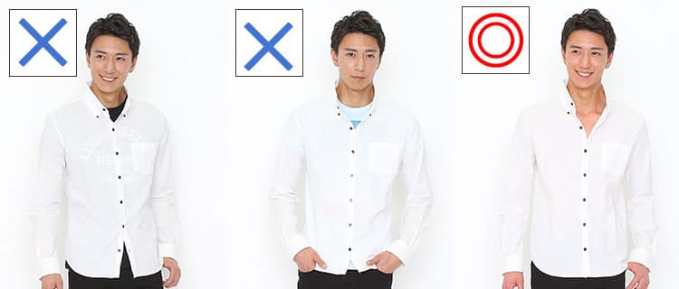 インナーが透けているとおしゃれさも半減