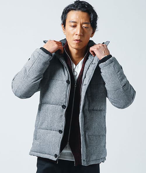 メンズにおすすめのショート丈ダウン