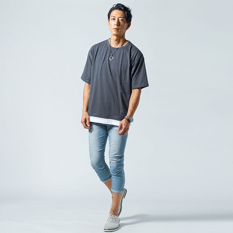 40代メンズのブランドTシャツ選びにおすすめの大人かっこいいオーバーサイズTシャツ