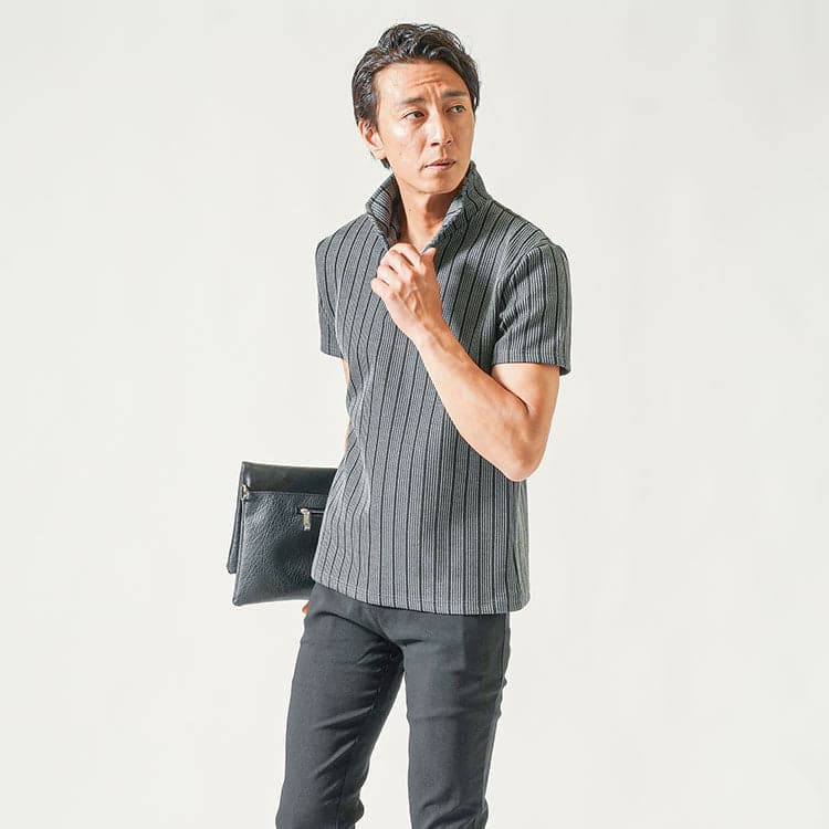 「おっさんくさい」「ダサい」と言われない立ち襟ポロシャツ