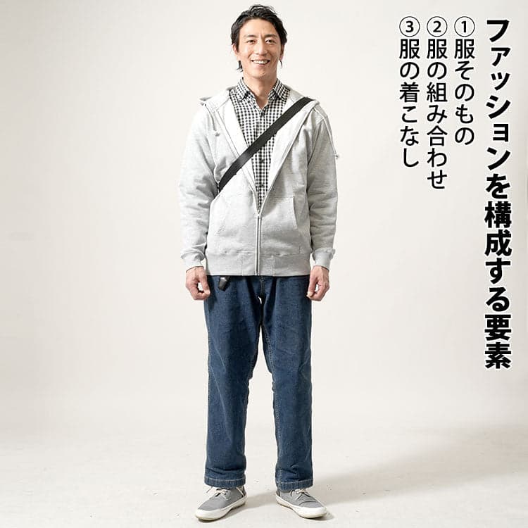 パーカーファッションを構成する要素はパーカーの選び方・組み合わせ・着こなしが重要