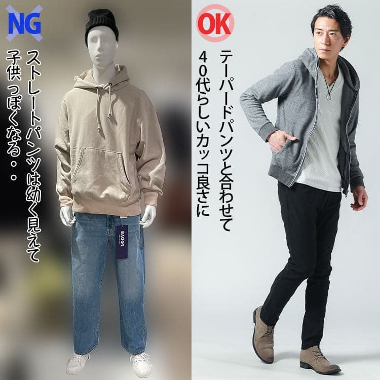 OKNGコーデ比較例