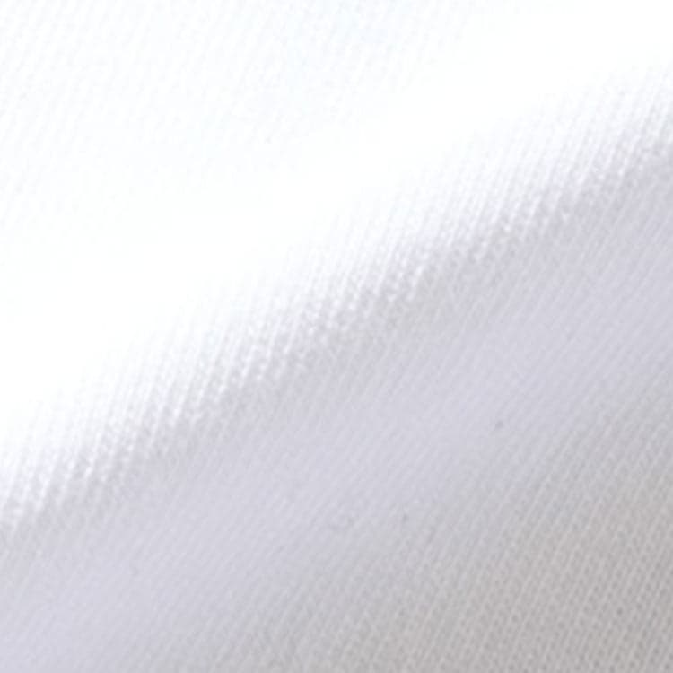 40代メンズにおすすめの透けにくい白Tシャツの生地の拡大写真