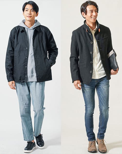 ジーンズのシルエットの種類