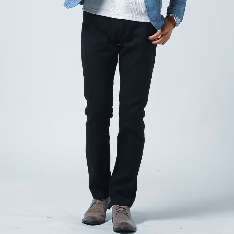 動きやすいストレッチ素材スキニーカラーチノパンツ・デニムパンツ