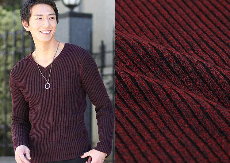 ぴったりした細身のリブニットとは？