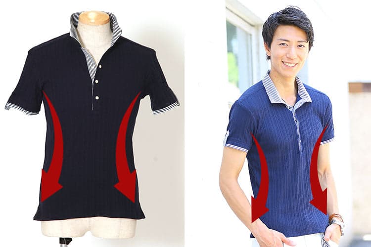 紺(ネイビー)ポロシャツ