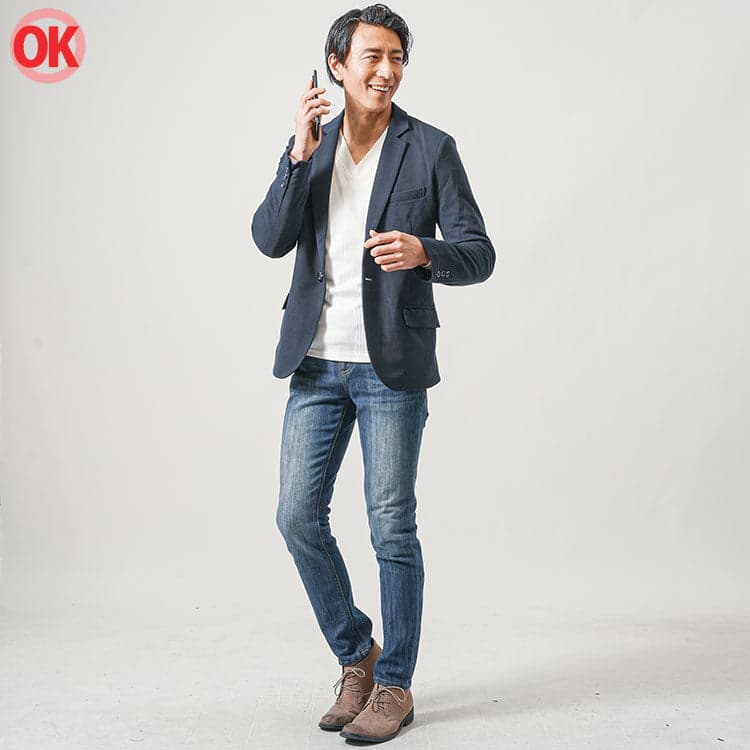 40代におすすめのきれいめメンズファッションの例