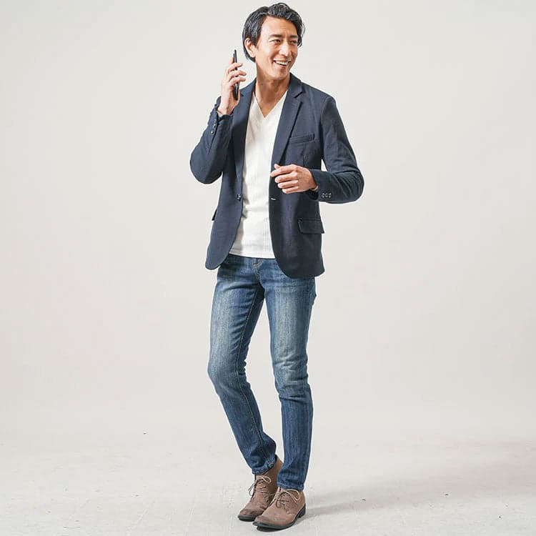 40代におすすめのきれいめな春メンズファッションの例