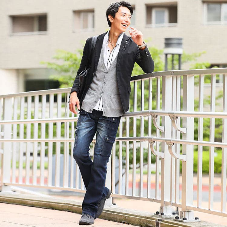 40代におすすめのきれいめなメンズファッションの例