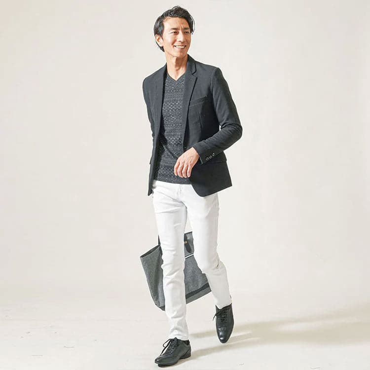 40代におすすめのきれいめな夏メンズファッションの例