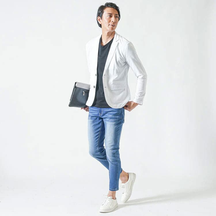 40代におすすめのきれいめな夏メンズファッションの例