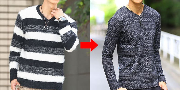 低身長 コーデ メンズ 冬　筋肉質