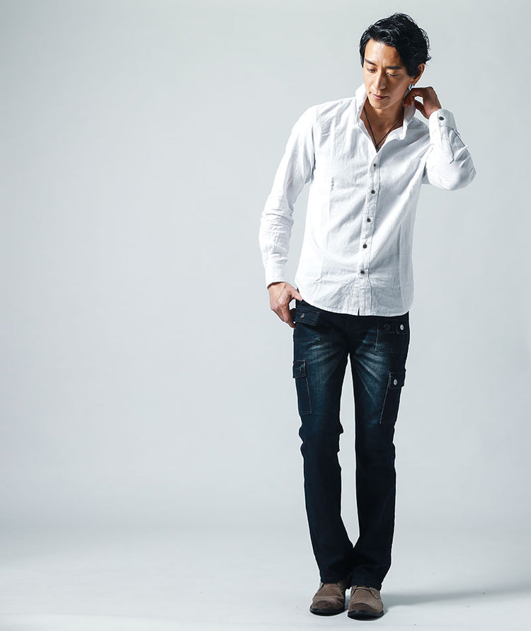 40代メンズにおすすめの着丈70cm以下のシャツ