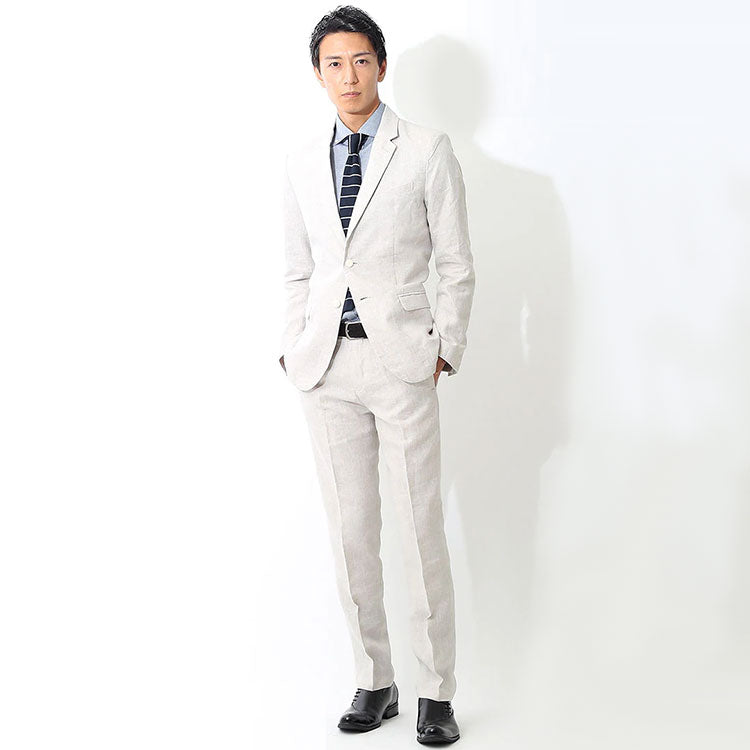 50代メンズにおすすめの人気ブランド春セットアップコーデの例