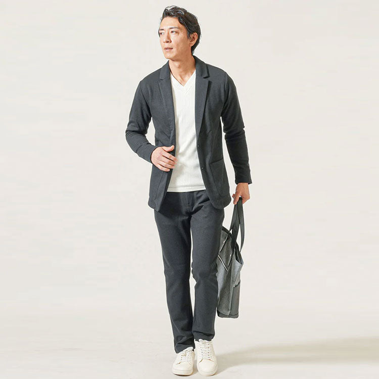 50代メンズにおすすめの人気ブランド秋冬セットアップコーデの例