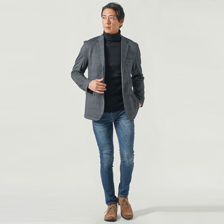 30代メンズにおすすめの冬の飲み会コーデの例