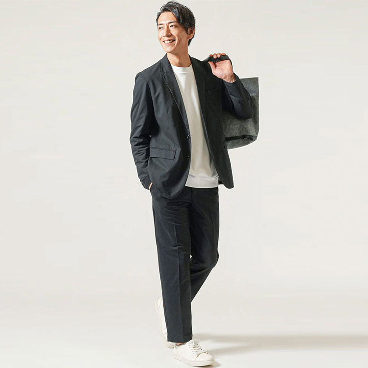 50代メンズにおすすめの人気ブランド春夏セットアップコーデの例