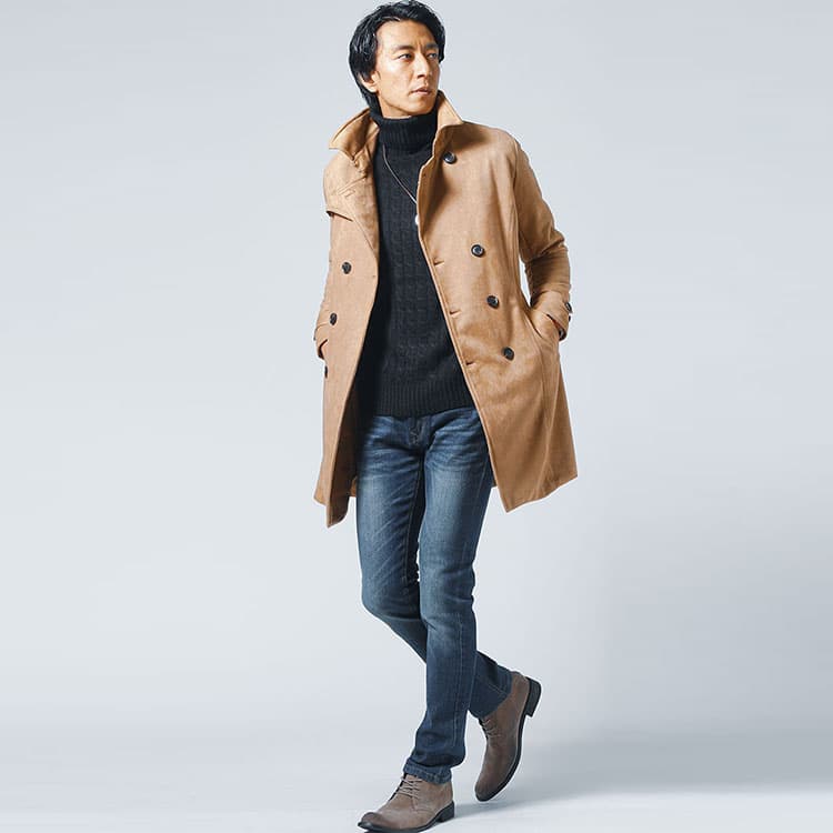 ちょいワルな雰囲気をつくる「イケオジ」コーデ