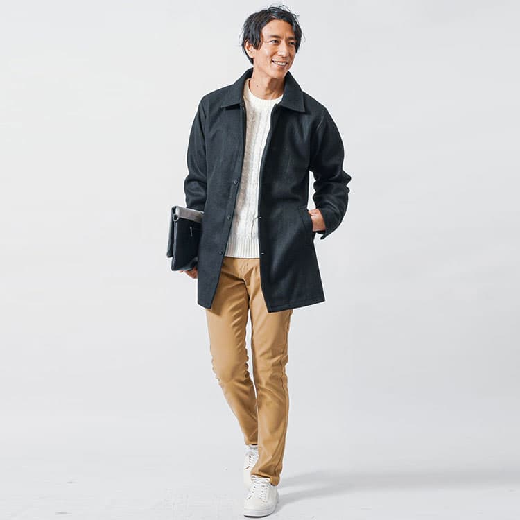 40代メンズにおすすめのスプリングコートのコーデ