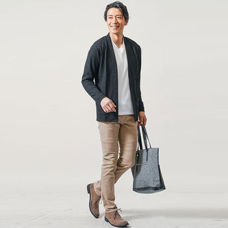 50代メンズ春のチノパンコーデ