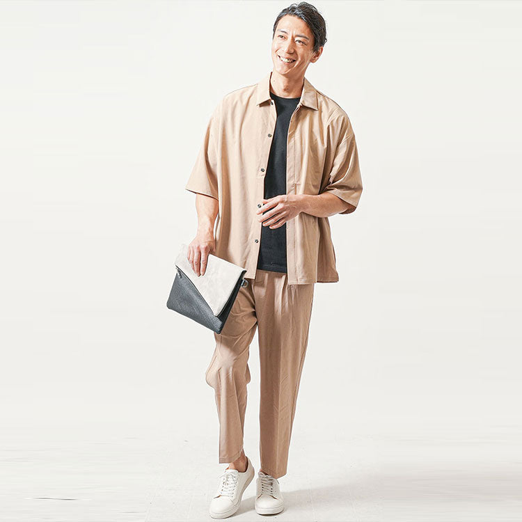 カジュアル過ぎないおしゃれなセットアップコーデ例