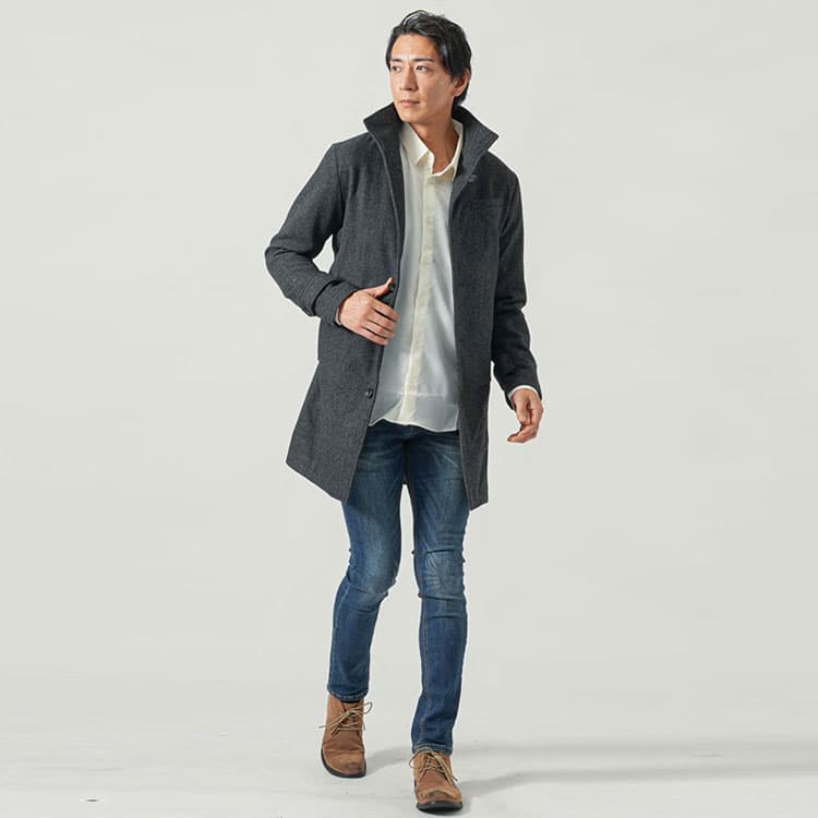 40代メンズにおすすめのスプリングコートのコーデ