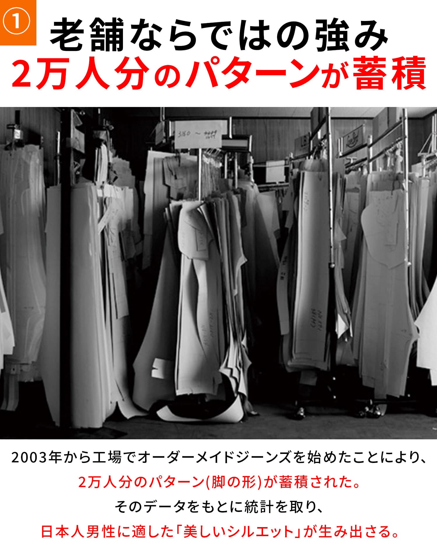 日本製 ストレッチきちんと見えデニムパンツ
