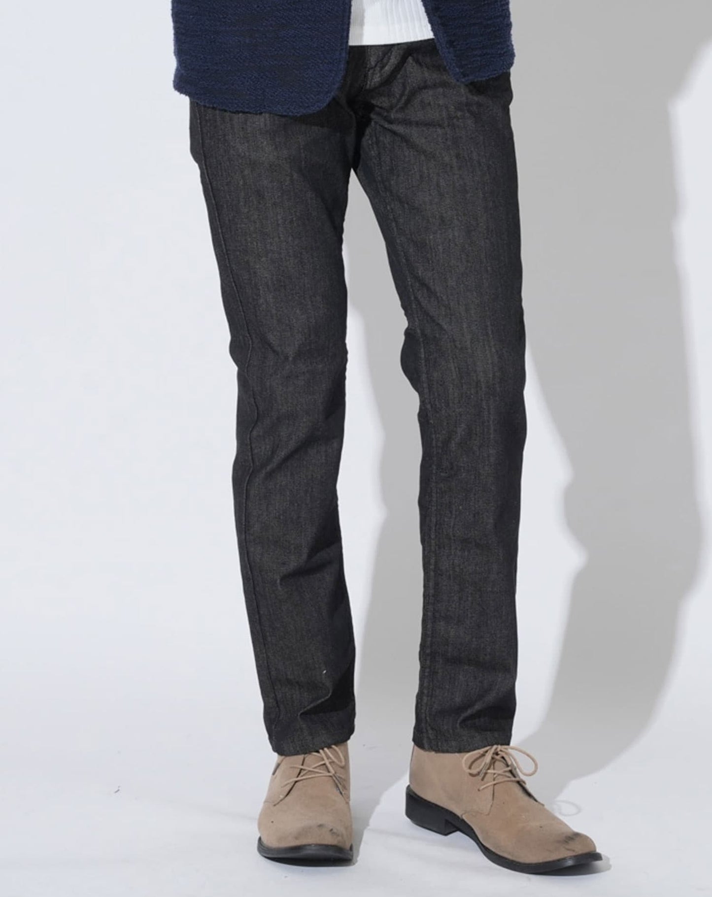 日本製 ハイブリッドストレッチデニムパンツ