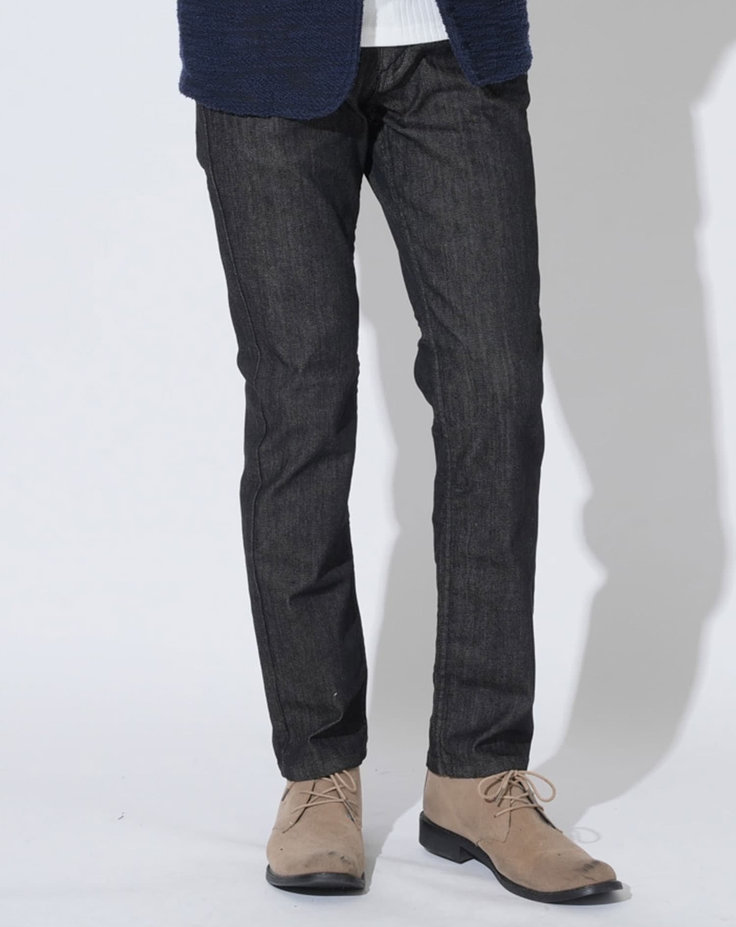 日本製 ハイブリッドストレッチデニムパンツ