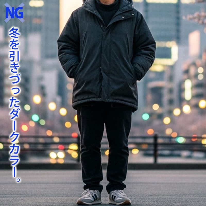 「色」と「重ね」でおじ見え改善！1